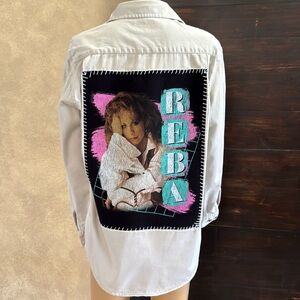 Upcycled Reba Shacket Small